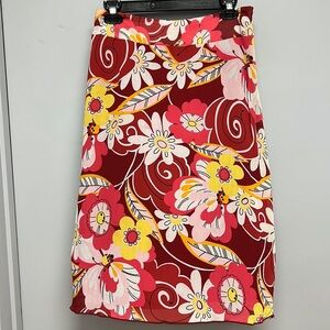 L’Amadei by D.P Altomonte Women’s Floral Skirt Size 4